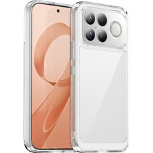 Caseonn Xiaomi Redmi K90 Pro Max Kılıf Kamera Korumalı Darbe Emici Şeffaf Arka Kapak Tam Şeffaf