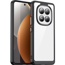 Caseonn Xiaomi Redmi Note 15 Pro Plus Kılıf Kamera Korumalı Darbe Emici Şeffaf Arka Kapak Siyah