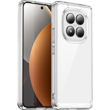 Caseonn Xiaomi Redmi Note 15 Pro Plus Kılıf Kamera Korumalı Darbe Emici Şeffaf Arka Kapak Tam Şeffaf