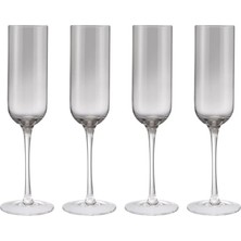 Blomus Fuumı 4'lü Şampanya Kadehi Seti Füme Renk - 220 ml