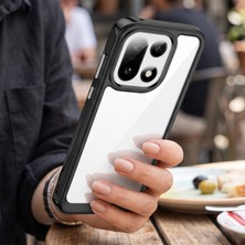 Caseonn Oneplus 15 Kılıf Kamera Korumalı Darbe Emici Şeffaf Arka Kapak Siyah