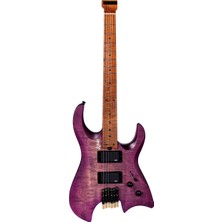 Luxars S-G63-6 Vts Headless Elektro Gitar Vıolet + Gıgbag