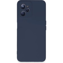 Colezium C35 Kılıf Nano Içi Kadife Silikon - Lacivert