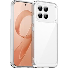 Caseonn Xiaomi Poco F8 Pro Kılıf Kamera Korumalı Darbe Emici Şeffaf Arka Kapak Tam Şeffaf