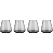 Blomus Belo 4'lü Su Bardağı Seti Füme Renk 280 ml