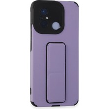 Colezium 12C Kılıf Mega Standlı Silikon - Lila