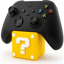 Yapı 3D Xbox Uyumlu Soru Blok Tasarımlı Masaüstü Oyun Kolu Standı – Dekoratif Kontrolcü Tutucu – Sert Plastik – Renk Seçenekli