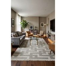 Rovigo Home Şönil,exclusive ,dokuma, Kaymaz Taban Iskandinav Salon Halısı, Taş