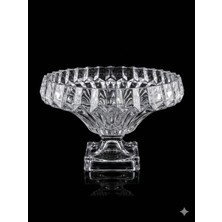 Wosso Cam Kare Ayaklı 28 x 19 cm Ölçülerinde Meyvelik , Dekoratif Sunum