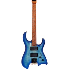 Luxars S-G63-6 Sbl Headless Elektro Gitar Satın Blue + Gıgbag