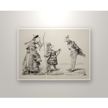 Michu William Henry Walker – Animals Representing Countries. The United States (Eagle) Speaks With Poster