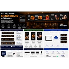 Farmatek Dijital Menuboard | Videowall 50” | 5x1