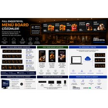 Farmatek Dijital Menuboard | Videowall 32” | 5x1
