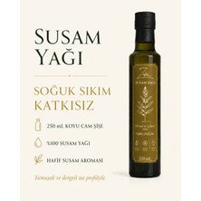 Zafir Natural Soğuk Sıkım Susam Yağı 250 ml | Kavrulmamış Susam | Katkısız