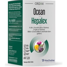 Orzax Ocean Hepalex 60 Softjel Kapsül Kolin, Devedikeni, Enginar ve Karahindiba Ekstreli Takviye Edici Gıda