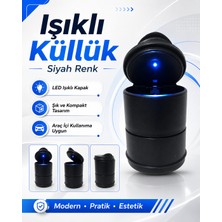 Ymç Detailing Automotive Işıklı Küllük Siyah Renk