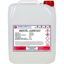 Apeks Metil Asetat - %99 - C3H6O2 - 5 Lt