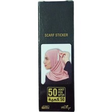 Melodi Scarf Tesettür Eşarp Şal Kaydırmaz Bant - Tutucu Sticker - Sabitleyici Stiker - Kaymaz Stiker 50 Adet