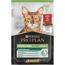 Esranın Dünyası Sterilised Pouch Sığır Etli Kısırlaştırılmış Kedi Konservesi 85 gr