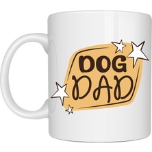 Esranın Dünyası Dog Dad Kupa Model 184 – Köpek Babası Temalı Porselen Kahve Kupası – Köpek Severlere Özel Hediyelik Kupa
