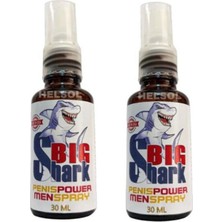 Esranın Dünyası Bıg Shark Power Sertleşme Bakım ve Masaj Spreyi 30 ml x 2 Adet