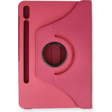 Esranın Dünyası Galaxy T870 Tab S7 11 Kılıf 360 Tablet Deri Kılıf - Pembe
