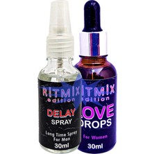 Esranın Dünyası Ritmix 30 ml Erkeklere Özelsprey + Kadınlara Özel Uyarıcıdamıa 30 ml