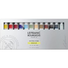 Lefranc&Bourgeois : Extra Fine : Yağlı Boya Seti : 12 Renk x 20 ml