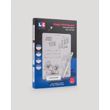 Sepetly Lc Magic Whiteboard Manyetik Sihirli Yazı Tahtası 10 Inç - Mürekkepsiz Eğitici Çocuk Yazı ve Çizim Tableti