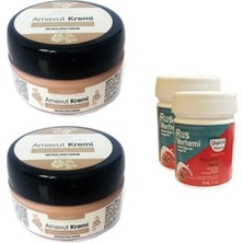 Esranın Dünyası Three Brand Arnavut Kremi 2 Adet + Rus Merhemi 50 ml 2 Adet