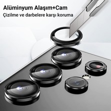 Esranın Dünyası Galaxy A34 5g Valdez Metal Kamera Lens - Siyah