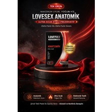Esranın Dünyası Lovesex Anatomik Prezervatif Ultra Sıcak Etkili Kondom Yüksek Hassasiyet ve Koruma 1 Adet