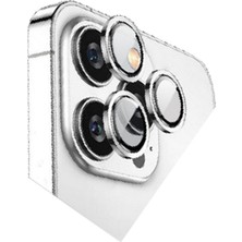 Esranın Dünyası iPhone 15 Pro Max Bilvis Titan Kamera Lens - Gümüş