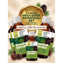5 x 125 ml Kozak Kozalak Şurubu Giritli Metin Efendi