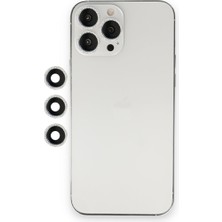Esranın Dünyası iPhone 12 Pro Shine Kamera Lens - Gümüş