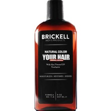 Esranın Dünyası Brickell Saç, Sakal Beyazlık Giderci ve Renklendirci Şampuan 237 ml 3 Adet Hair, Beard Whiteness Remover And Color Color Shampoo 237ML 3 Pc.
