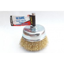 Esranın Dünyası HA10147 Pimli Sarı Tel Çanak Fırça 65 mm