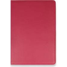 Esranın Dünyası Galaxy T220 Tab A7 Lite 8.7 Kılıf 360 Tablet Deri Kılıf - Pembe