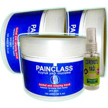 Esranın Dünyası Painclass Kuyruk Yağı Kremi 3 Adet 100 ml + Çörek Otu Yağı Yağı 30 ml
