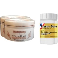 Esranın Dünyası Three Brand 100 ml Arnavut  Kremi 2 Ad + Russıan Glare Tüy Dökücü Azaltıcı Merhem 50ML 1 Ad