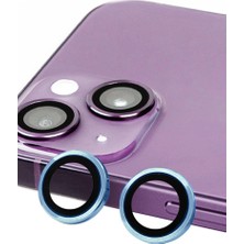 Esranın Dünyası iPhone 13 Raze Metal Kamera Lens - Mavi