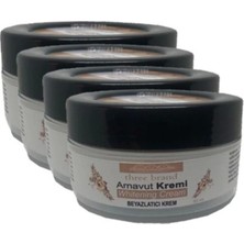 Esranın Dünyası Playboy Three Brand Whitening Cream 4 Adet Arnavut Kremi 50 ml Aklık Kremi ile 120ML Masaj Yağı