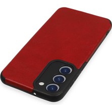 Esranın Dünyası Galaxy S23 Plus Kılıf Loop Deri Silikon - Kırmızı