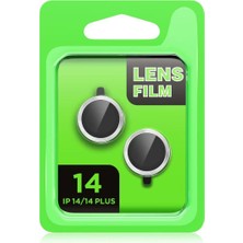 Esranın Dünyası iPhone 14 Plus Raze Metal Kamera Lens - Gümüş