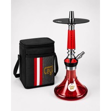 Ceya Vorza  Nargile Takımı 37 cm | Komple Set | Lüle, Maşa, Marpuç ve Taşıma Çantalı