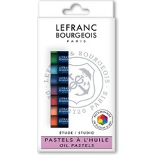 Lefranc&Bourgeois : Studio : Yağlı Pastel Boya Seti : 12 Renk