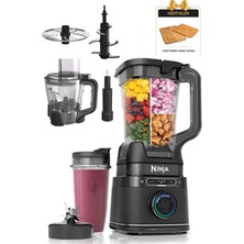 Ninja 3'ü 1 Arada Blender Mutfak Sistemi Meyve Suyu Hazırlama Hamur Yoğurma Doğrama Buz Kırma Smoothie ve Çorba Yapma Makinesi 1200W