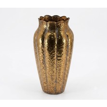 Panalı Metal Dekoratif Vazo Orta Boy 46,5 x 24,5 cm