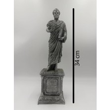 Aristoteles (Aristotle) Büst Heykel – Dekoratif Polyester Sanat Objeleri – Klasik Ev Dekoru