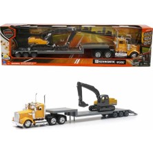 Mey İthalat 1:43 Long Haul Kenworth Taşıyıcı Tır Ekskavatör